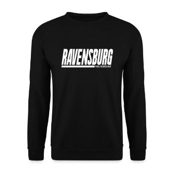 Ravensburg Free Imperial City of Upper Swabia - Unisex Sweatshirt - black - Front - Alina (178cm) & Michal (187cm)