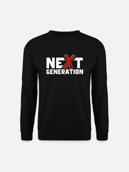 Next Generation X Buchstaben / X-Symbol - Unisex Pullover - Schwarz