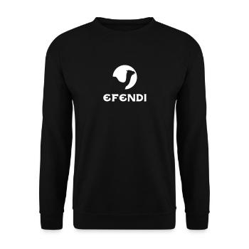 Efendi Kamel Camel Brand Marke - Unisex Pullover - Schwarz - Vorne - Alina (178cm) & Michal (187cm)