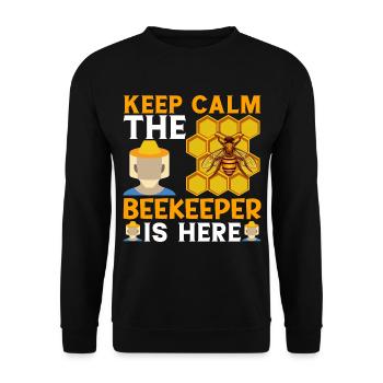 Beekeeping Beekeeping Course Beekeepers' Association Honey Bee Beekeepers - Unisex Sweatshirt - black - Front - Alina (178cm) & Michal (187cm)