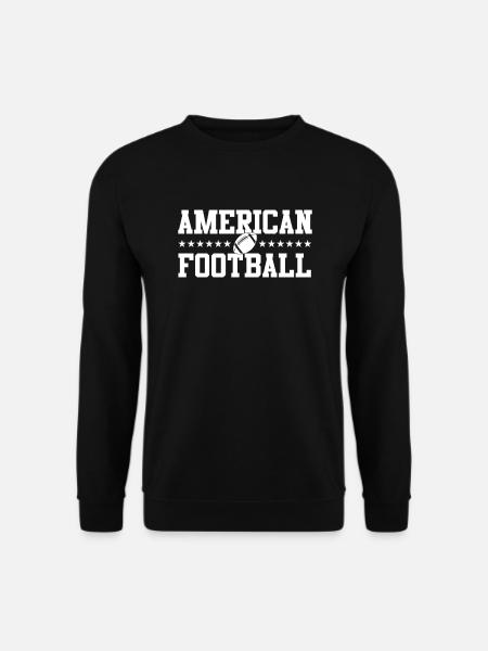 American Football Schriftzug USA Sport - Unisex Pullover - Schwarz