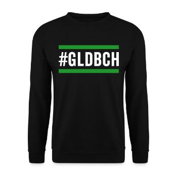Mönchengladbach Gladbacher - Unisex Pullover - Schwarz - Vorne - Alina (178cm) & Michal (187cm)