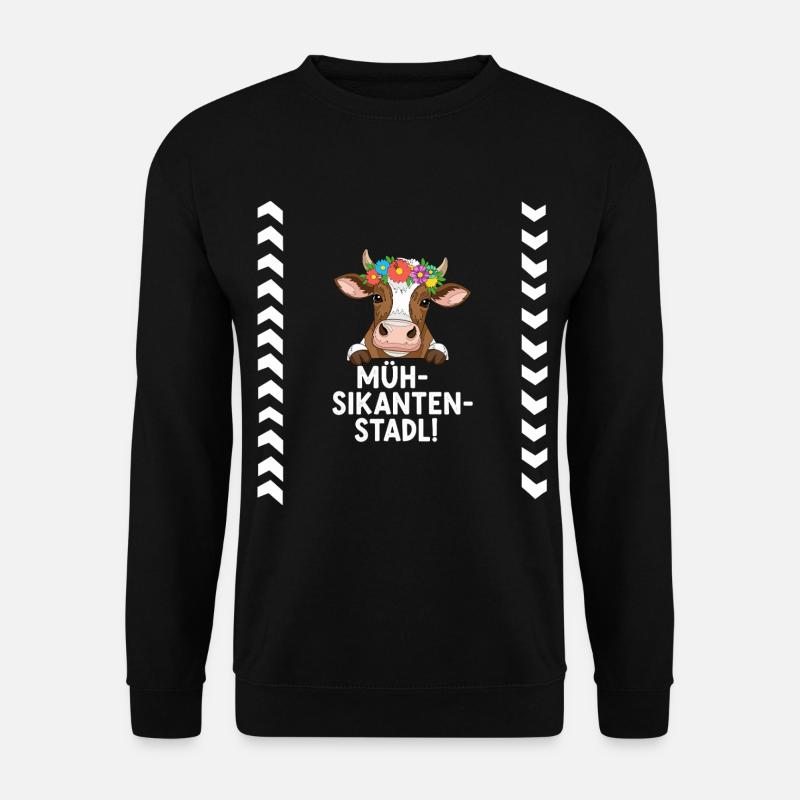 Müh-Sikanten-Stadl - Sweat-shirt Unisexe - noir