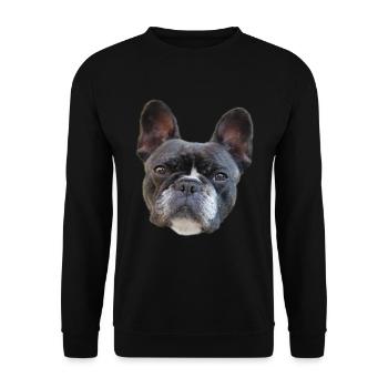 LIMITED * Bouledogue Français * - Sweat-shirt Unisexe - noir - Devant - Alina (178cm) & Michal (187cm)