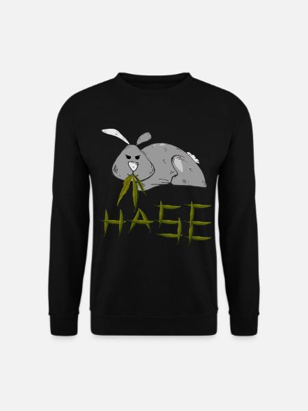 Baba Hase - Unisex Pullover - Schwarz