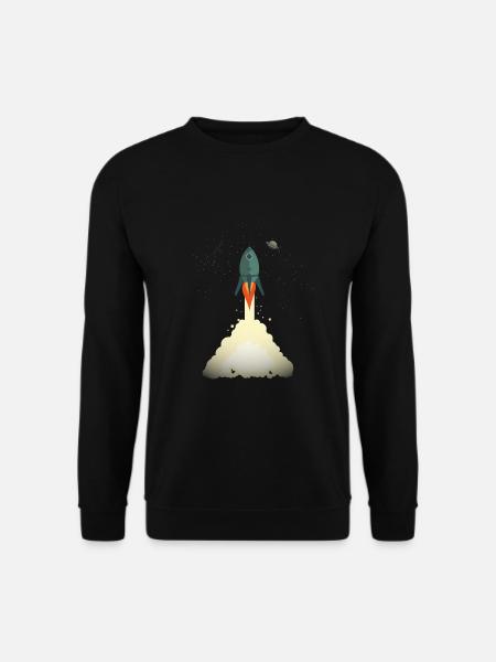 rocket - Unisex Sweatshirt - black