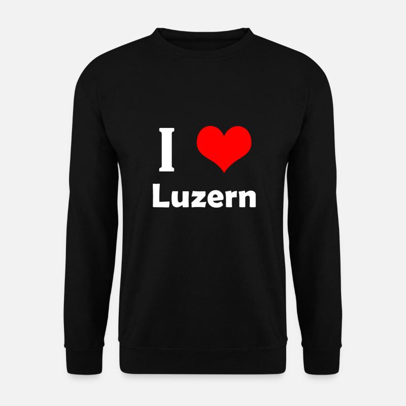 I love Lucerne - Unisex Sweatshirt - black