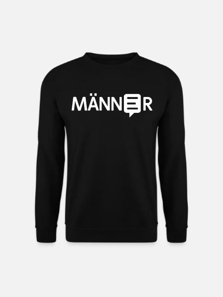 Ein Mann - Ein Wort - Unisex Pullover - Schwarz