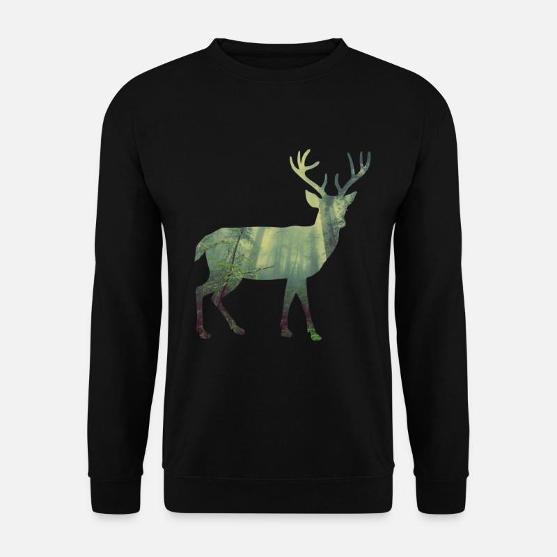 deer - Unisex Sweatshirt - black
