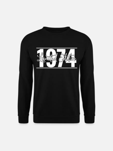 Limited edition 1974 - Unisex Pullover - Schwarz