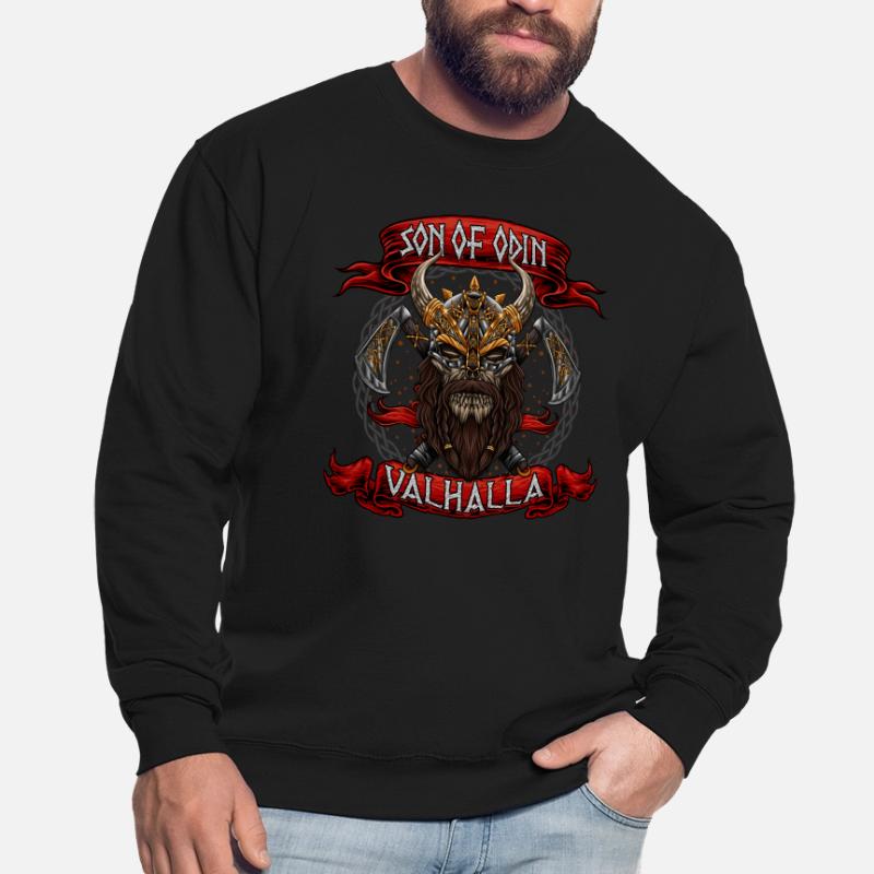 Fils d’Odin - Valhalla - Guerriers Vikings Sweat-shirt Unisexe