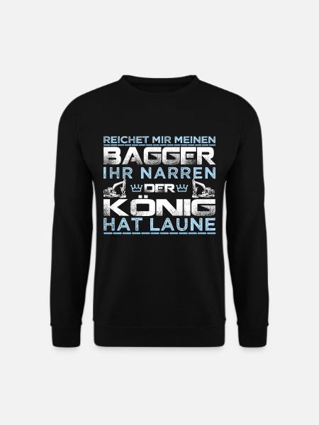 MASCHINENFÜHRER KÖNIG / BAGGER - Unisex Pullover - Schwarz