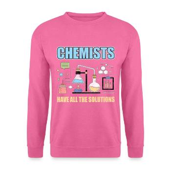Labor Reagenzglas - Unisex Pullover - Pink - Vorne