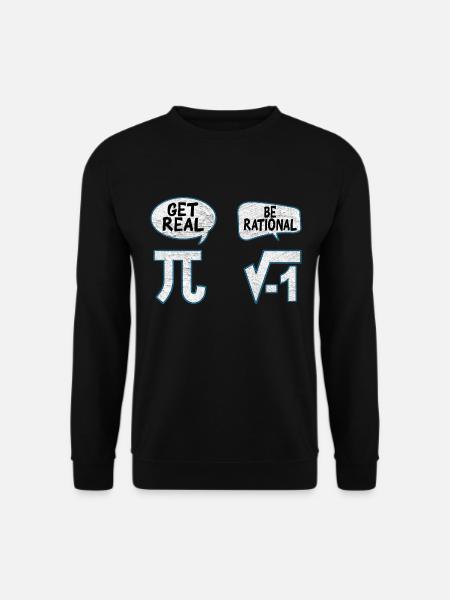 Mathelehrer Pi Mathematik Mathe mathematisch - Unisex Pullover - Schwarz
