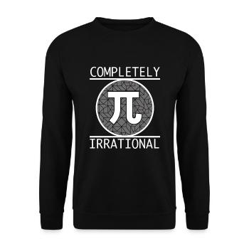 Mathematik Mathe Pi Mathematiker mathematisch - Unisex Pullover - Schwarz - Vorne - Alina (178cm) & Michal (187cm)