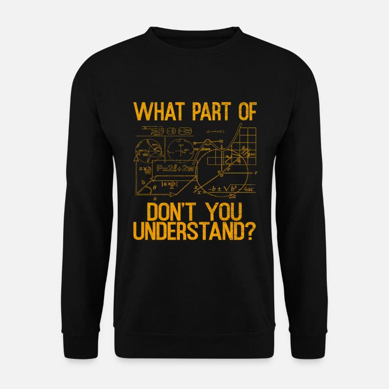 Science Physicist Mathematicians - Unisex Sweatshirt - black