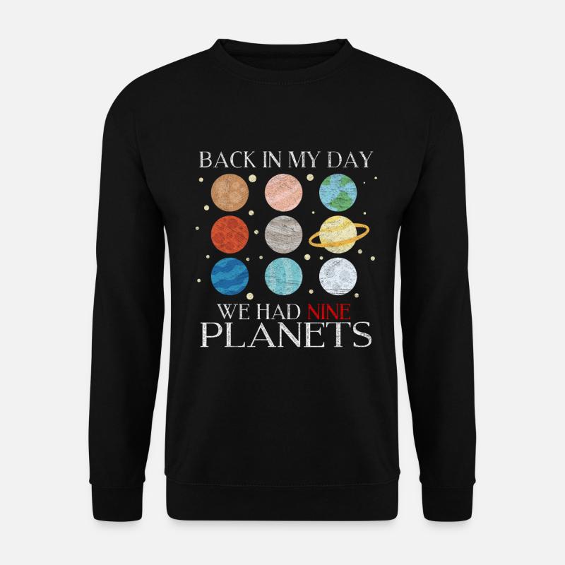Planet Pluto - Unisex Sweatshirt - black