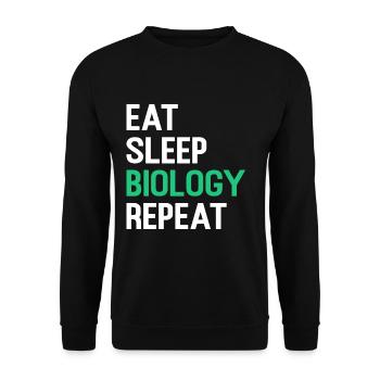 biologie - Sweat-shirt Unisexe - noir - Devant - Alina (178cm) & Michal (187cm)
