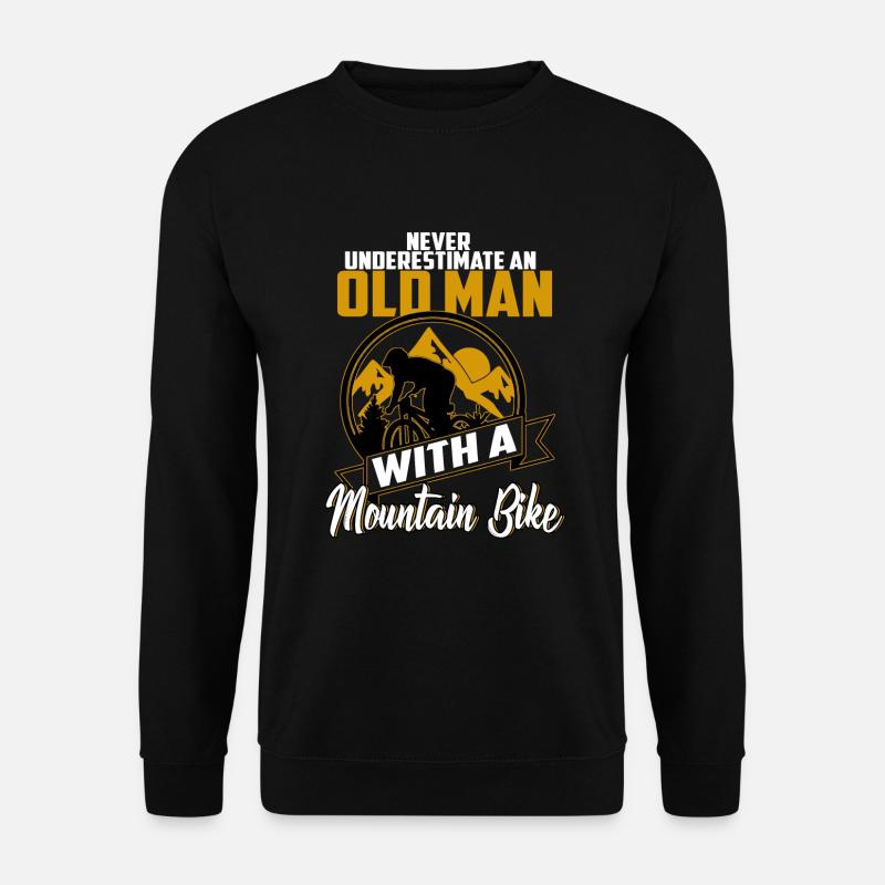 Mountainbike - Unisex Pullover - Schwarz