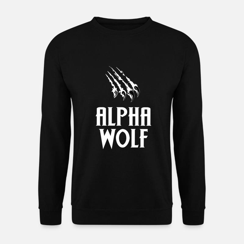 Wolf Alpha - Unisex Pullover - Schwarz