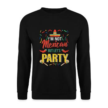 Mexiko - Unisex Pullover - Schwarz - Vorne - Alina (178cm) & Michal (187cm)