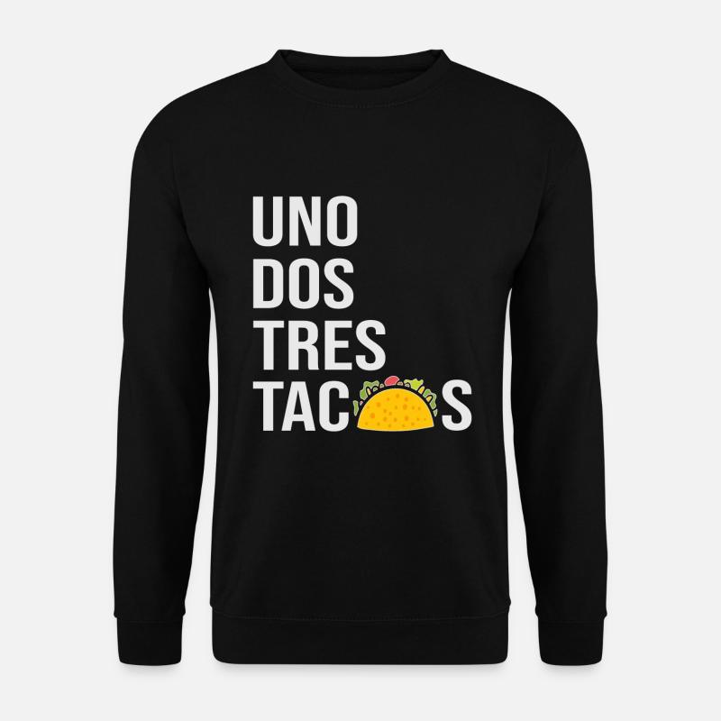 Lustige Taco Bilder - Unisex Pullover - Schwarz