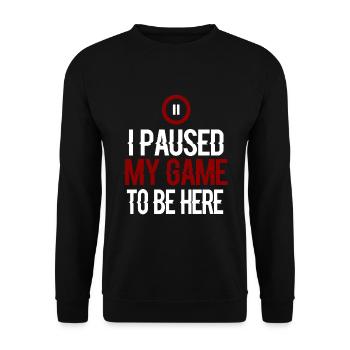 Gamer Gamers Gaming - Sweat-shirt Unisexe - noir - Devant - Alina (178cm) & Michal (187cm)