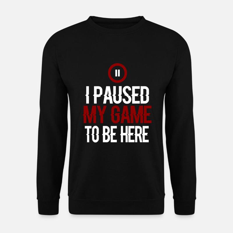 Gamer Zocker Gaming - Unisex Pullover - Schwarz