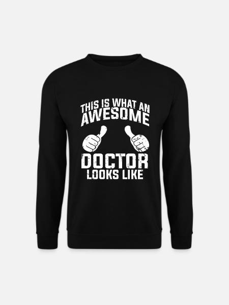 Doktor Arzt Mediziner - Unisex Pullover - Schwarz