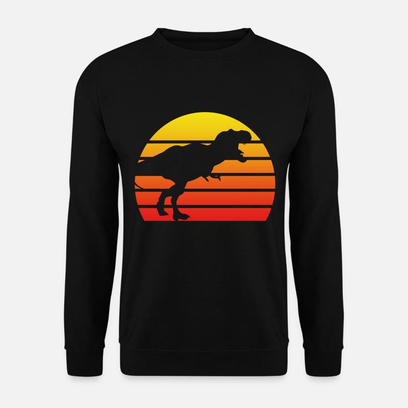 T-Rex retro - Unisex Sweatshirt - black