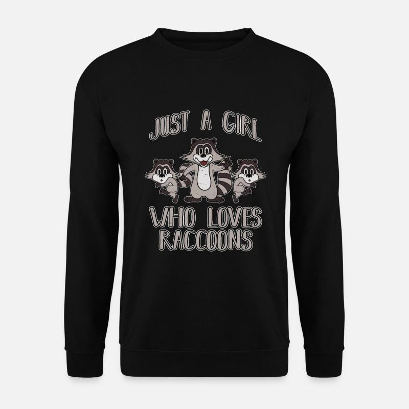 racoon - Unisex Sweatshirt - black