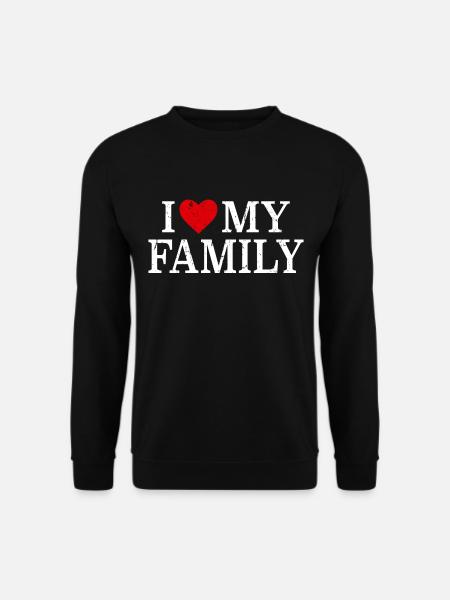 famille - Sweat-shirt Unisexe - noir