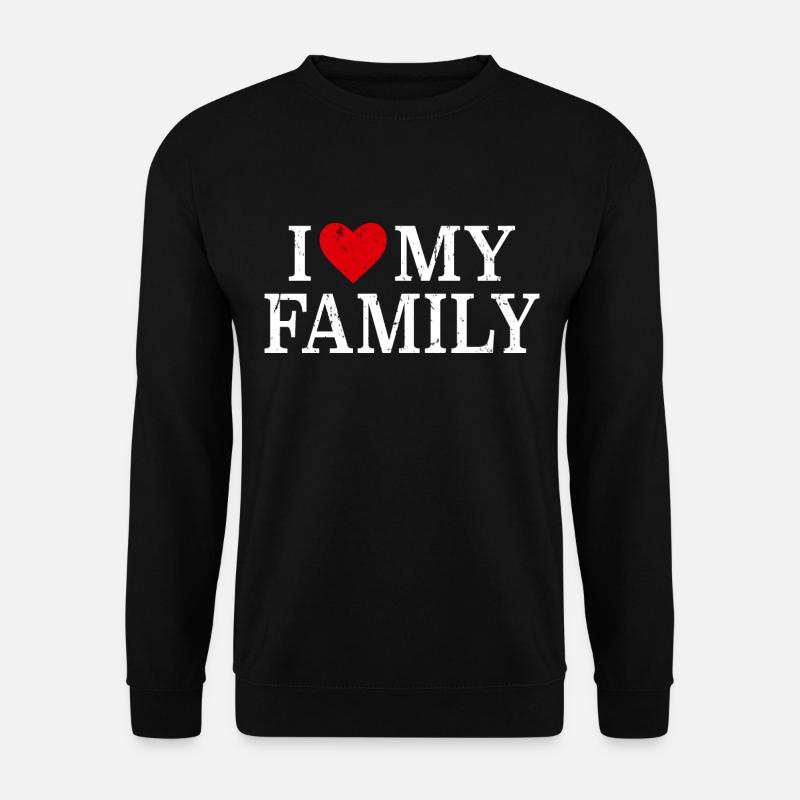 Familie - Unisex Pullover - Schwarz