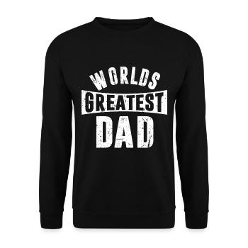 Meilleur papa du monde Meilleur papa du monde - Sweat-shirt Unisexe - noir - Devant - Alina (178cm) & Michal (187cm)