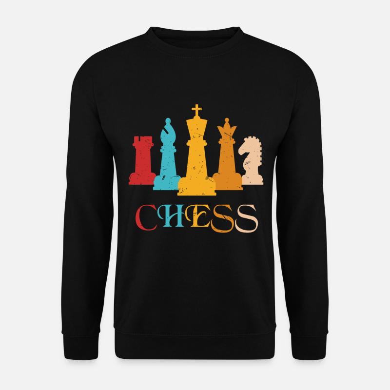 Chesspiece Checkmate Chess Chessboard - Unisex Sweatshirt - black