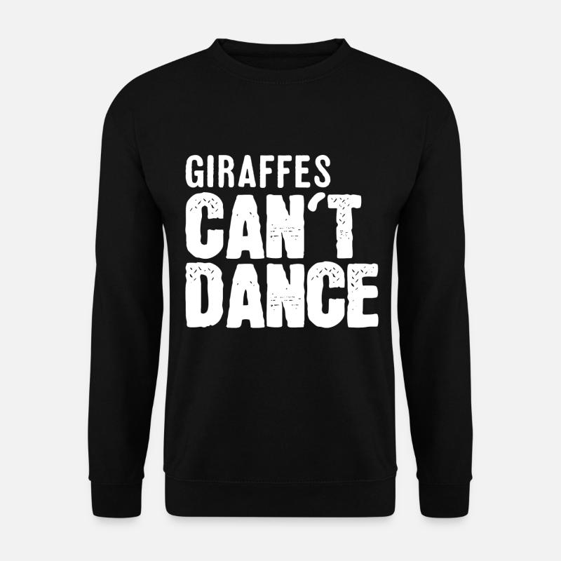 Giraffen können nicht tanzen - Unisex Pullover - Schwarz