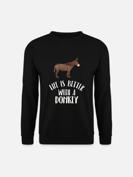 baudet - Sweat-shirt Unisexe - noir