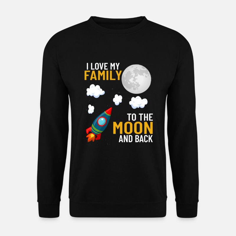 Familie - Unisex Pullover - Schwarz