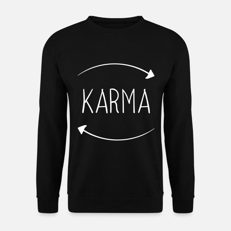 Yoga Karma - Unisex Pullover - Schwarz