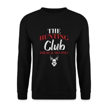 Hunters hunting hunting - Unisex Sweatshirt - black - Front - Alina (178cm) & Michal (187cm)