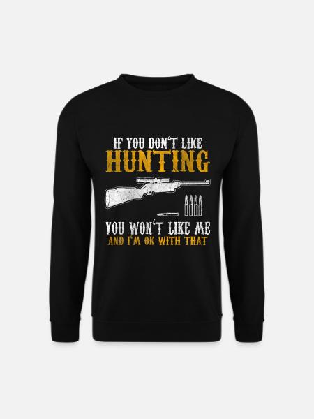 Chasseurs chasse chasse - Sweat-shirt Unisexe - noir