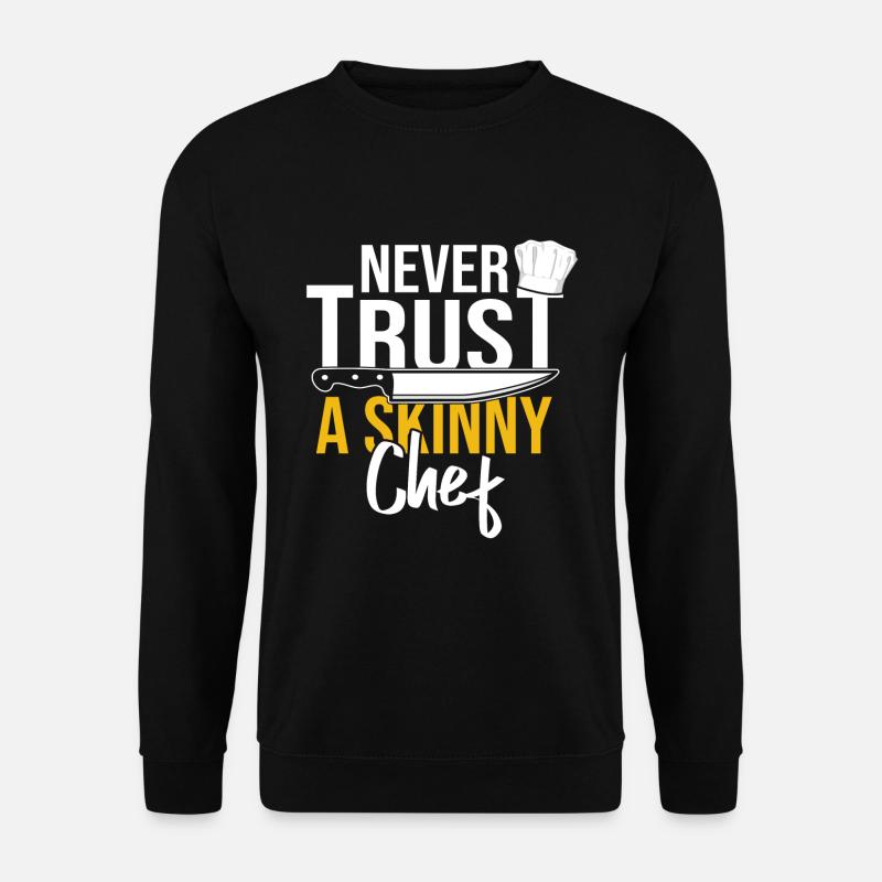 Chef cuisinier chef cuisinier - Sweat-shirt Unisexe - noir