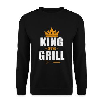 Barbecue Grill King - Sweat-shirt Unisexe - noir - Devant - Alina (178cm) & Michal (187cm)