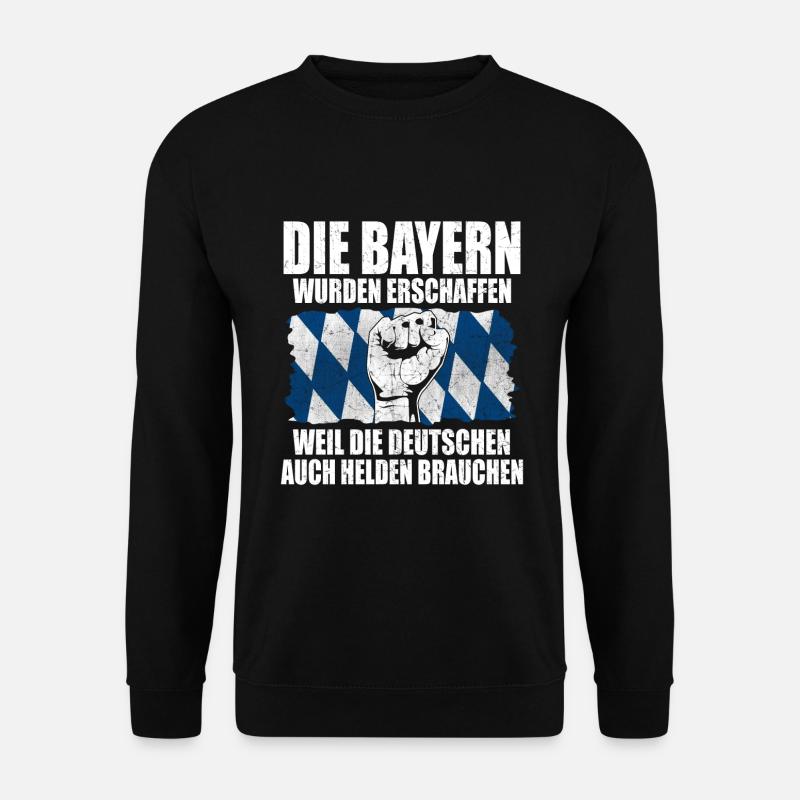 Bayern Stolz Faust München Münchner Bayer - Unisex Pullover - Schwarz