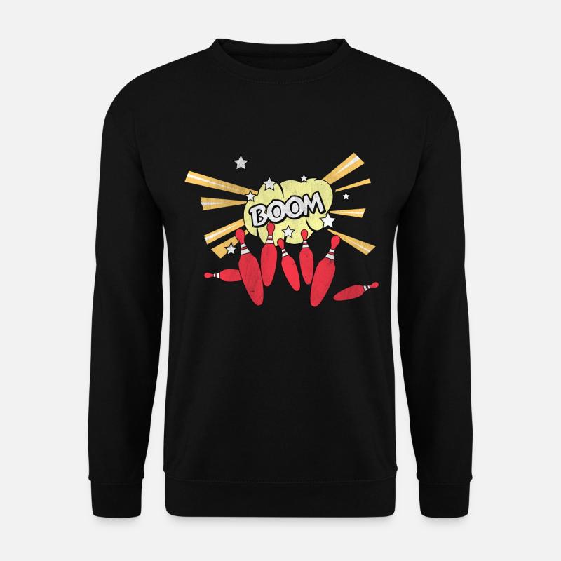 Boule de bowling bowling bowling grève de bowling - Sweat-shirt Unisexe - noir