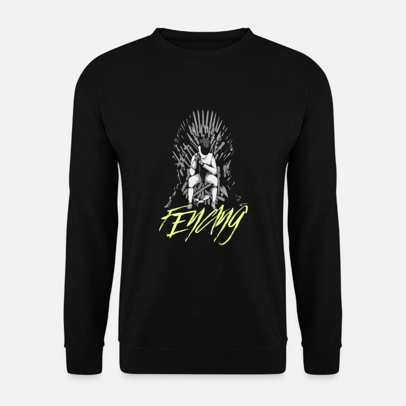 Fechten Fencing - Unisex Pullover - Schwarz