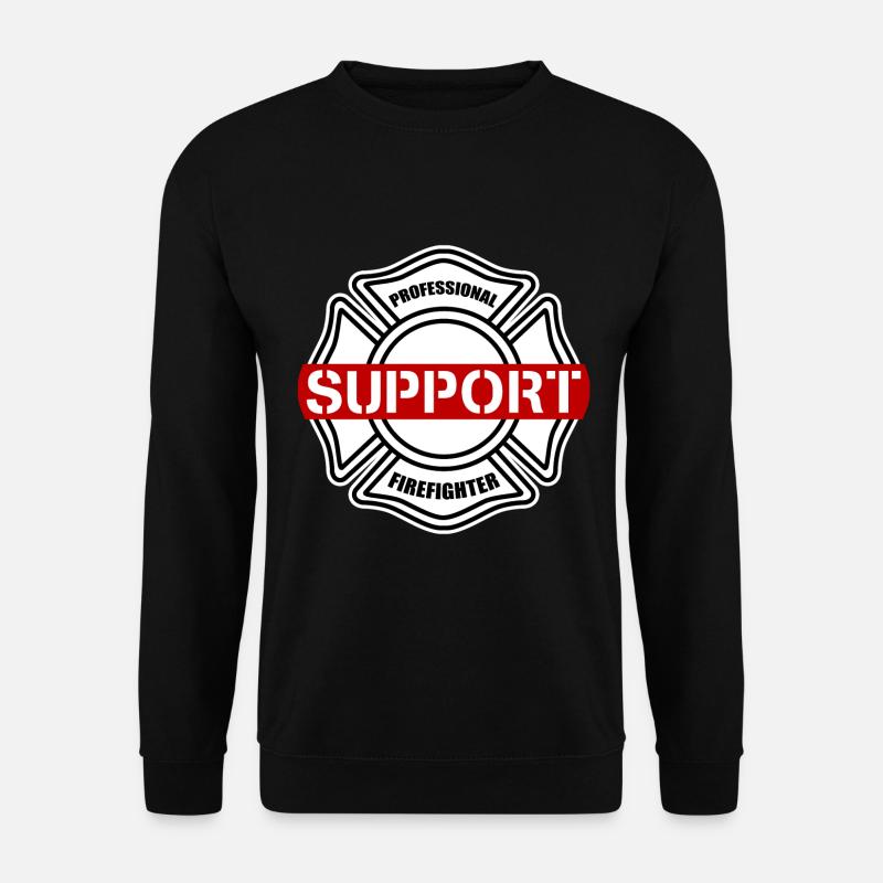 Pompier pompier - Sweat-shirt Unisexe - noir