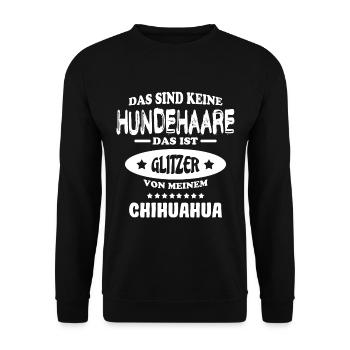 CHIHUAHUA - Unisex Pullover - Schwarz - Vorne - Alina (178cm) & Michal (187cm)