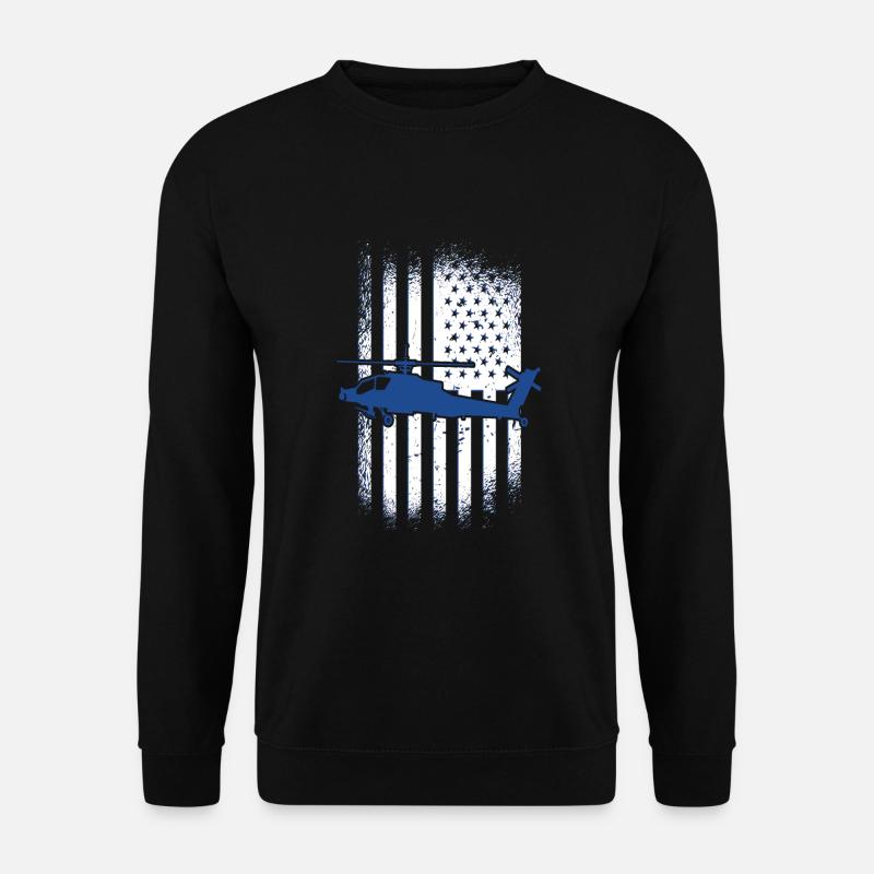 Helikopter Pilot - Unisex Pullover - Schwarz