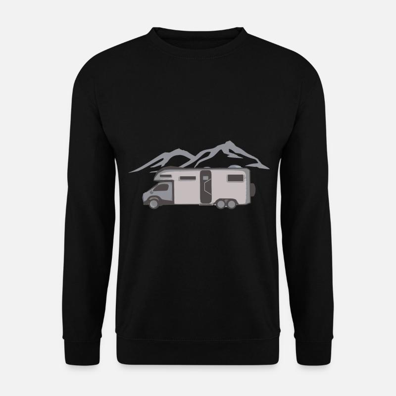 Camping camper van - Unisex Sweatshirt - black